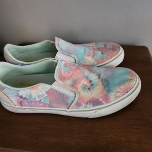 VANS Tie Dye Slip-On Sneakers Womens Size 9